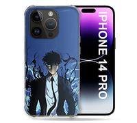 Cover compatibile MagSafe per Iphone 14 Pro (6.1) Manga Solo Leveling Sung Blu