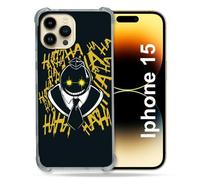 Cover compatibile MagSafe per iPhone 15 (6.1) Manga Assassination Classroom Kuro Nero