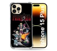Cover compatibile MagSafe per iPhone 15 Plus Manga Fairy Tail Logo Team