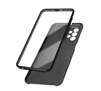 Cover completa per Samsung A23 5G retro rigido e fronte flessibile nera