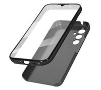 Cover completa per Samsung Galaxy A34 5G retro rigido e fronte flessibile nera