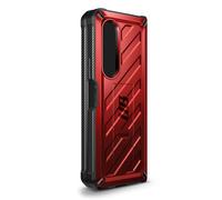 Cover completa per Samsung Z Fold4 con cavalletto e clip cintura Supcase rosso