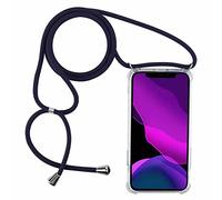 Cover con Collana Compatibile con Samsung Galaxy S22 Ultra 5G,Case con Laccio per Il Collo Custodia con Cordino,Blu