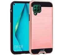 Custodia in alluminio rosa freddo per Huawei P40 Lite