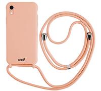 Cover Cool per iPhone XR Cordino Liscio Rosa