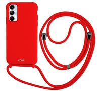Cover Cool per Samsung A057 Galaxy A05s Cordino Liscio Rosso