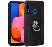 Fantastica custodia rigida con anello nero per Samsung Galaxy A20s