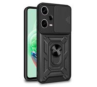 Custodia ad anello rigida nera fantastica per Xiaomi Redmi Note 12 5G/Poco X5 5G