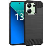 Raffinata custodia in carbonio nero per Xiaomi Redmi Note 13