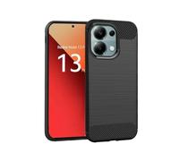 Raffinata custodia in carbonio nero per Xiaomi Redmi Note 13 Pro