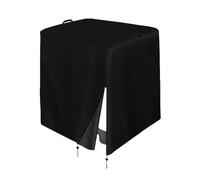 Cover - Copertura per pompa con filtro a sabbia, montaggio a terra, in tessuto resistente, nero, impermeabile, protezione UV, filtro invernale per piscine, per unità esterne