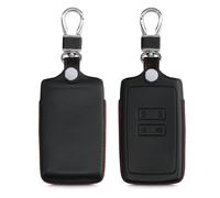 kwmobile Cover Copri Chiave Compatibile con Renault con 4 tasti Smart Key (solo Keyless Go) - Guscio Coprichiave Protettivo Vera Pelle - Porta Chiavi Macchina e Custodia Protettiva