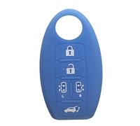 Cover Copri Chiave per Auto Custodia Chiave per Nissan Quest 2012 Htrail 2021 JDM E51 Elgrand OEM: 5Button Remote Control Car Holder Key Shell Portachiavi per Key FOB-Light Blue