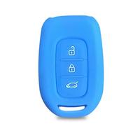 Cover Copri Chiave per Auto Custodia Chiave per Renaut Clio 5 Twingo Logan 2021 Stepway Dacia Sandero Stepway 2021 Duster Portachiavi per Key FOB-B Model Light Blue