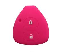 Cover Copri Chiave per Auto Custodia Chiave per Yaris Vitz Auris MK I 2007 per Corolla Verso Hilux 7 RAV4 Porte per Camry Portachiavi per Key FOB-A Rose