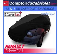 Cover/copriauto Protezione Coverlux + Renault Twingo 1 IN Jersey Nera