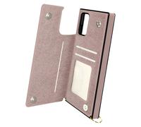 Cover Cordoncino Samsung Galaxy S20 Multifunzione Portafoglio Rosa