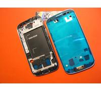COVER CORNICE ALLOGGIO DISPLAY SAMSUNG GALAXY S3 GT i9301 NEO FRAME BLU TELAIO