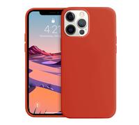 Cover Crong Color - Custodia per iPhone 12 Pro Max (Rosso)