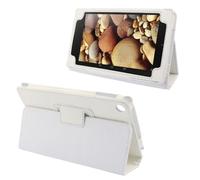COVER CUSTODIA FLIP CASE PER LENOVO A3000 7" PELLE STAND BIANCO TABLET SMART