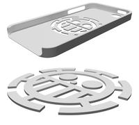 Cover Custodia per iPhone 5 Heart Pirates One Piece Anime Stampata 3D Design