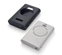 Cover/Custodia per telecomando Faac XT4 868 SLH, XT2 868 SLH - Guscio protettivo antiurto e antigraffio per apricancello automatico (nero)