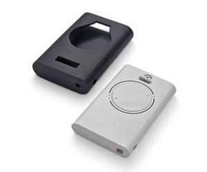 Cover/Custodia per telecomando Faac XT4 868 SLH, XT2 868 SLH - Guscio protettivo antiurto e antigraffio per apricancello automatico (nero)