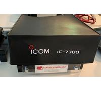 Cover di protezione antipolvere nera Icom con logo per IC-7300