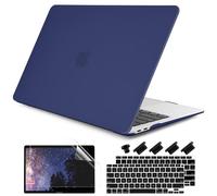 Cover Duro Smerigliato Morbido Dorato Matte Cover per MacBook Air 13 pollici con Retina Display per Touch ID, Air 13 Inch Case A1932 (Frost Blu Navy)