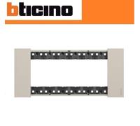 Placca Bticino Living Now 6 Moduli colore Sabbia KA4806KM