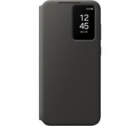Cover e custodia per telefono mobile Samsung Etui Smart View con porta-carta per Galaxy S24 FE - Nero