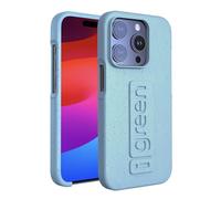 Cover Ecosostenibile con Semi per iPhone 15 Pro, Morbida, Flessibile, Ultra Resistente, Bordi Rialzati per la Massima Protezione, Spessore 2mm, Soft Touch (Azzurra, con Semi di Non Ti Scordar di Me).