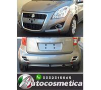 Cover fendinebbia cromo + modanaure paraurti posteriore Suzuki Splash 2012+