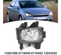 Cover Fendinebbia per vauxhall Astra H 04-09 Specifico Cover | Nero opaco, plastica ABS+PC, per paraurti anteriore, sostituzione diretta, finitura liscia