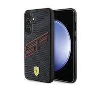 CG MOBILE Ferrari FEHCS24SPINK Custodia per S24 S921 Custodia Rigida Nera Big SF Perforata
