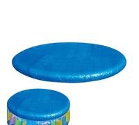 Cover For Pool, Round Kiddie Pool Cover - PE Easy Set Hot Tub Protective Lid With Drawstring For Yard Backyard Outdoor Home While The Dustproof Layer Prevents Unwanted Particles.