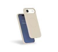 Cover Force Case Silicone Rinforzata Beige Opaca per iPhone Air MagSafe