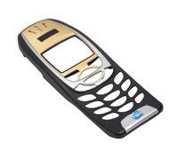 COVER FRONTALE JET BLACK COMPATIBILE CON NOKIA 6310 6310i CASE CORNICE