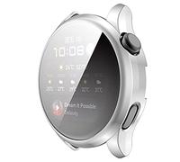 Cover Full Cover Case per Huawei Watch 3 46mm / Watch 3 Pro 48mm Screen Protector (Huawei Watch 3 (46mm), Argento)