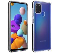 Cover Galaxy A21s rigida antishock bordi rinforzati Akashi trasparente