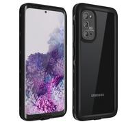 Cover Galaxy S20 bimateria Waterproof 2m con vetrino Redpepper Nero