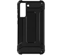 Cover Galaxy S21 FE Rilievo Ibrida Anti-caduta Defender II Nera