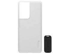 Cover Galaxy S21 Ultra Super Frosted Shield Nillkin Stand video bianco