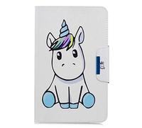 Cover Galaxy Tab A 10.1 (A6 2016), Custodia a libro di alta qualità con copertina a portafoglio con supporto di carta per tablet Samsung Galaxy Tab A6 10.1 "(SM-T580 / T585) (Unicorn1)