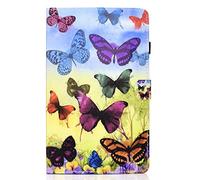 Cover Galaxy Tab A 2019, Lspcase Magnetica Flip Cover Stand Protective Custodie con Funzione di Auto Sveglia/Sonno e Slot Schede Per Samsung Galaxy Tab A 10.1 Pollice SM-T510 SM-T515 Farfalla