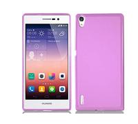 Cover Gel TPU Rosa Per Huawei Ascend P7