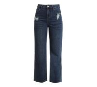 cover girl Jeans donna a gamba larga con strappi