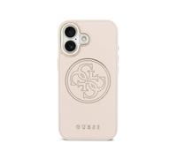 Cover Guess Effetto Pelle Rosa Completa Compatibile MagSafe per iPhone 17