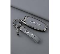 Cover Guscio Chiave per BYD Song Plus Atto 3 Han EV Tang DM QIN Seal Dolphin, Morbido Protezione Telecomando Auto Custodia Protezione Telecomando Auto Cover Chiave,Type C-Grey 3