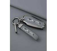 Cover Guscio Chiave per BYD Song Plus Atto 3 Han EV Tang DM QIN Seal Dolphin, Morbido Protezione Telecomando Auto Custodia Protezione Telecomando Auto Cover Chiave,Type B-Grey 3